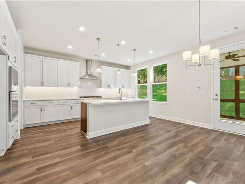 Spacious, unfurnished interior of a new home in Melody Lakeside Estates, Buford (Image 21).