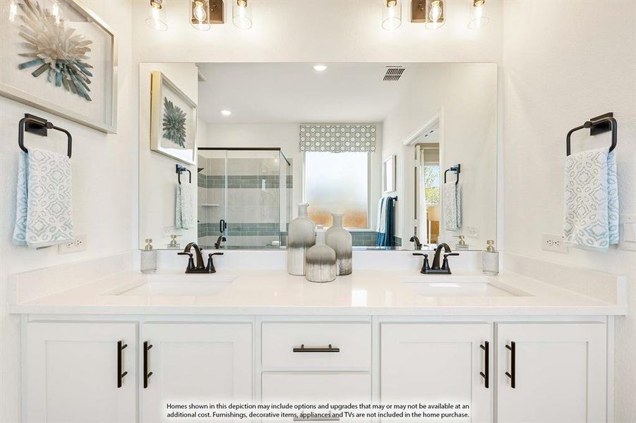 Furnished interior view inside a new home in Ridge Ranch, Mesquite (Image 25).