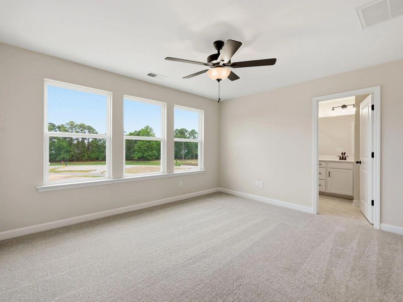 Spacious, unfurnished interior of a new home in Camden Park, Knightdale (Image 53).