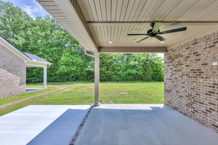 Exterior details and patio area of a home in Legacy Preserve, Tullahoma (Image 24). Exterior details and patio area of a home in Legacy Preserve, Tullahoma (Image 24).