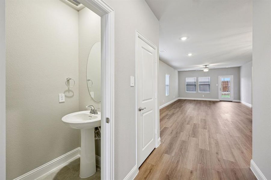 Photo is not of the actual home, but is an inspirational photo of builder’s model home and may depict options, furnishings, and/or decorator features that are not included.