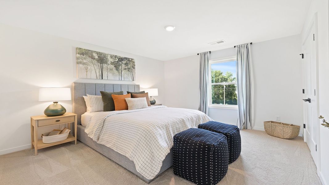 Representative furnished interior of a home built from the Azalea by D.R. Horton in Harrison Valley, Simpsonville (Image 33).