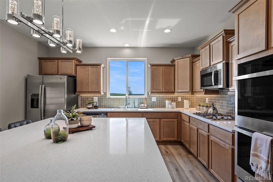 Furnished interior view inside a new home in , Colorado Springs (Image 11).