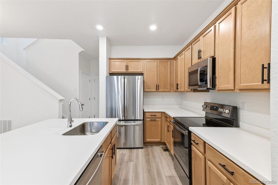 Furnished interior view inside a new home in The Aurora Highlands Horizon Collection, Aurora (Image 10).