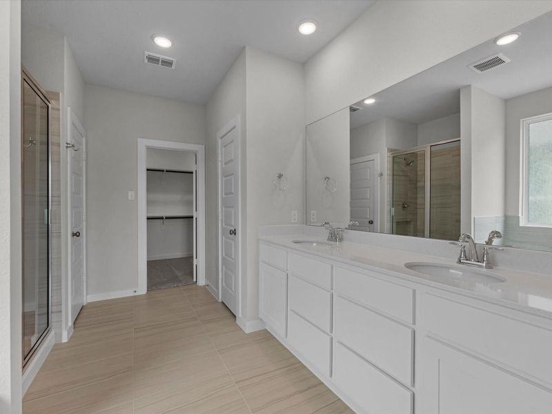 Furnished interior view inside a new home in Mason Woods, Cypress (Image 8).