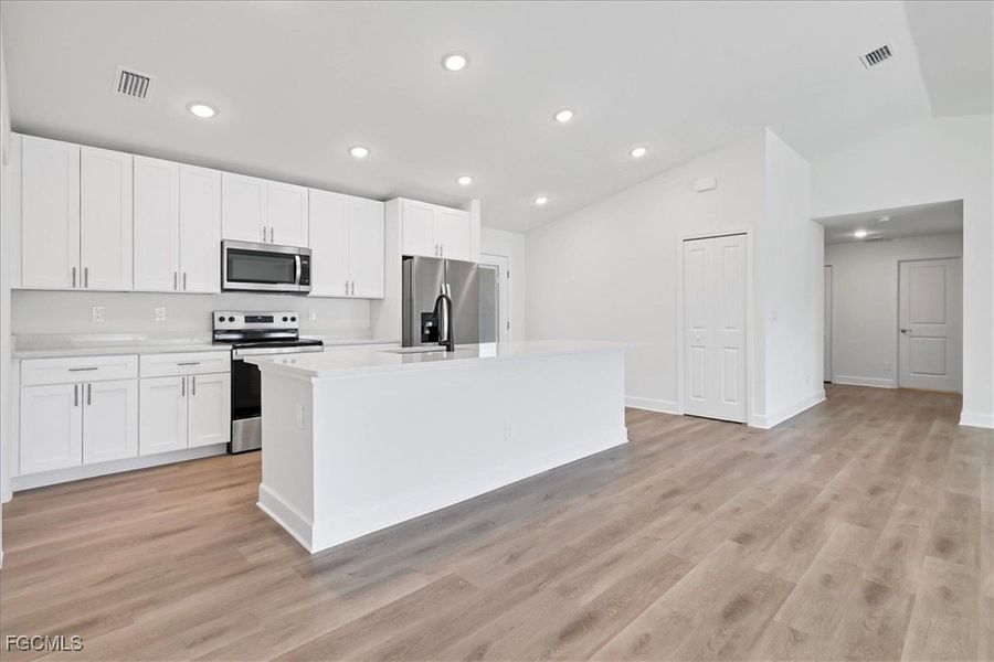 Furnished interior view inside a new home in Cape Coral, Cape Coral (Image 11). Furnished interior view inside a new home in Cape Coral, Cape Coral (Image 11).