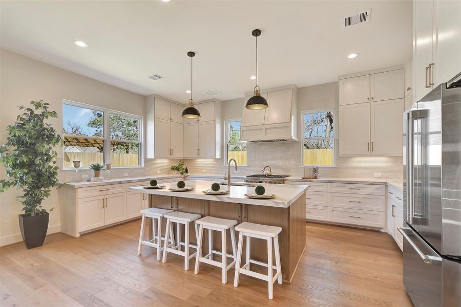 Furnished interior view inside a new home in , Houston (Image 30).