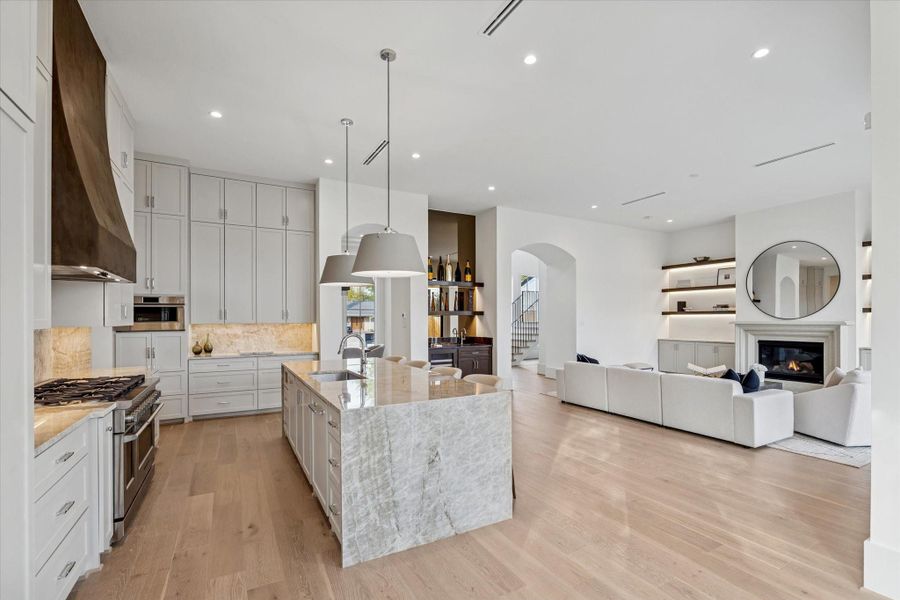 Furnished interior view inside a new home in , Houston (Image 14).