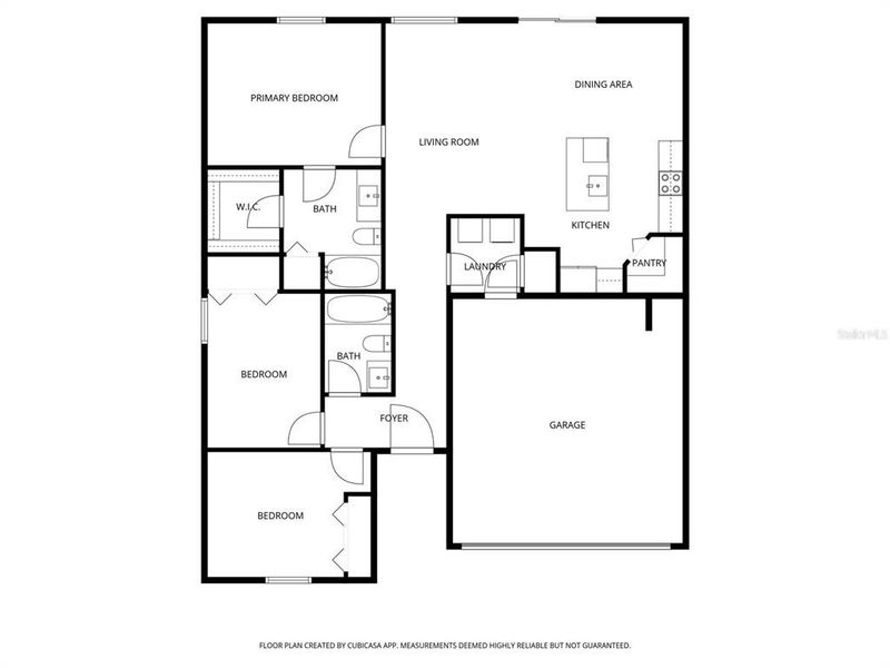 2D floor plan layout of this home in Peace Creek Reserve: Grand Collection, Winter Haven, FL (Image 3).