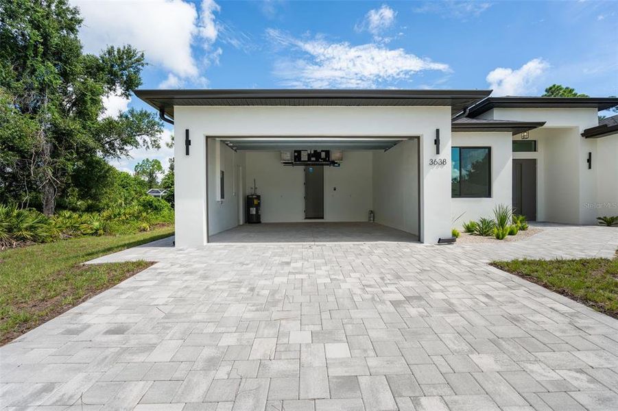 Exterior details and patio area of a home in , North Port (Image 36).