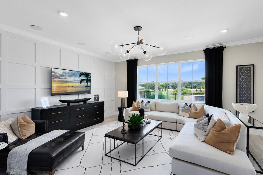 Furnished interior view inside a new home in Winter Grove, Winter Garden (Image 5).