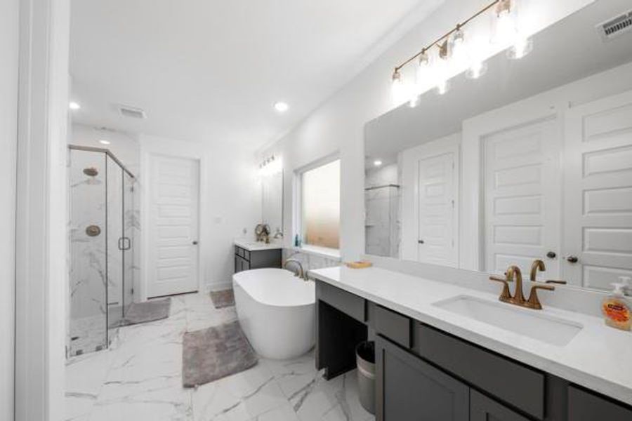 Furnished interior view inside a new home in , Katy (Image 30).