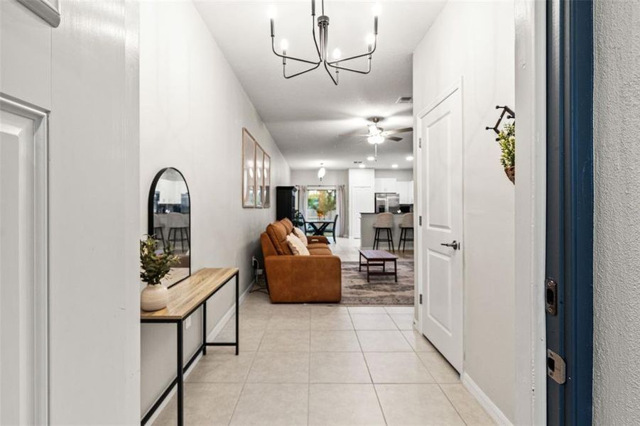 Furnished interior view inside a new home in , New Port Richey (Image 6).