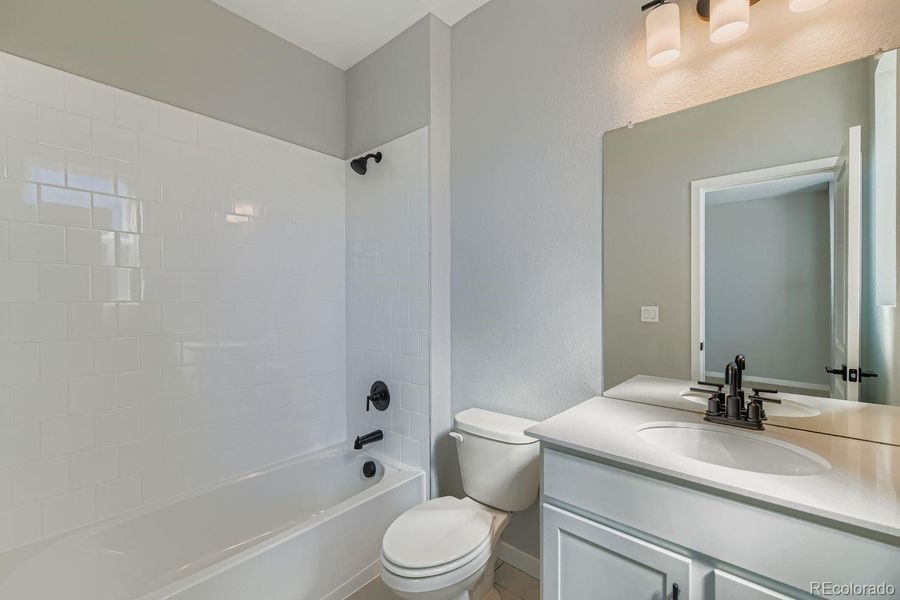 Bedroom two bathroom with tub