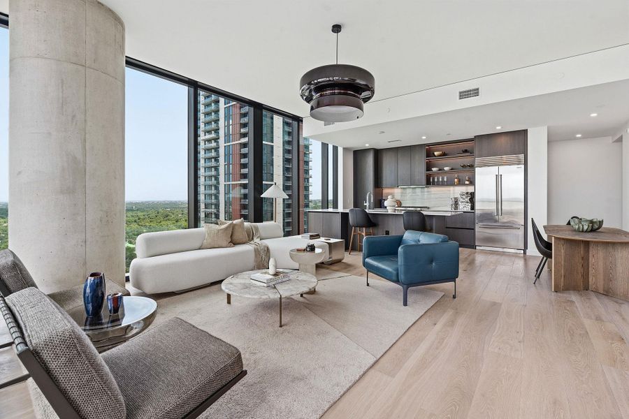 Furnished interior view inside a new home in , Austin (Image 6).