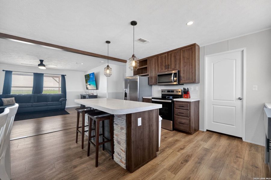 Furnished interior view inside a new home in , Jourdanton (Image 6).