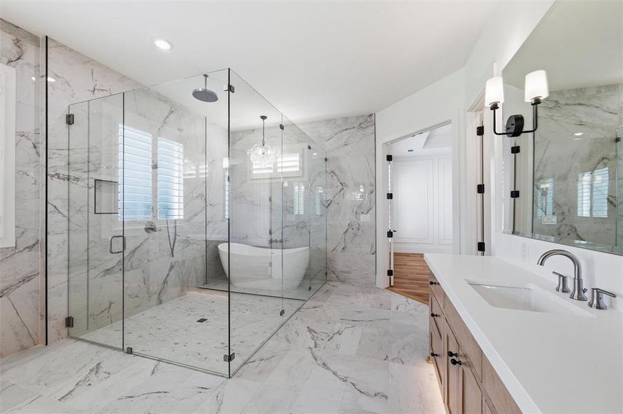 Furnished interior view inside a new home in , Aledo (Image 7).