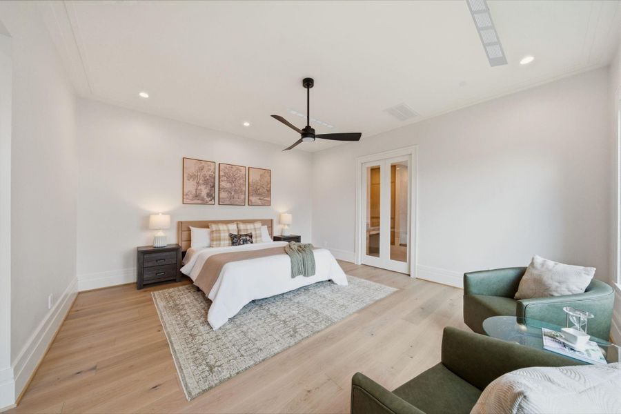 Furnished interior view inside a new home in , Houston (Image 7).