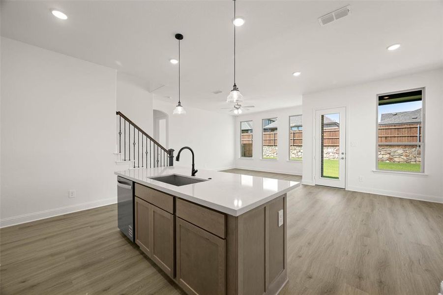 Furnished interior view inside a new home in The Oaks, Red Oak (Image 8). Furnished interior view inside a new home in The Oaks, Red Oak (Image 8).