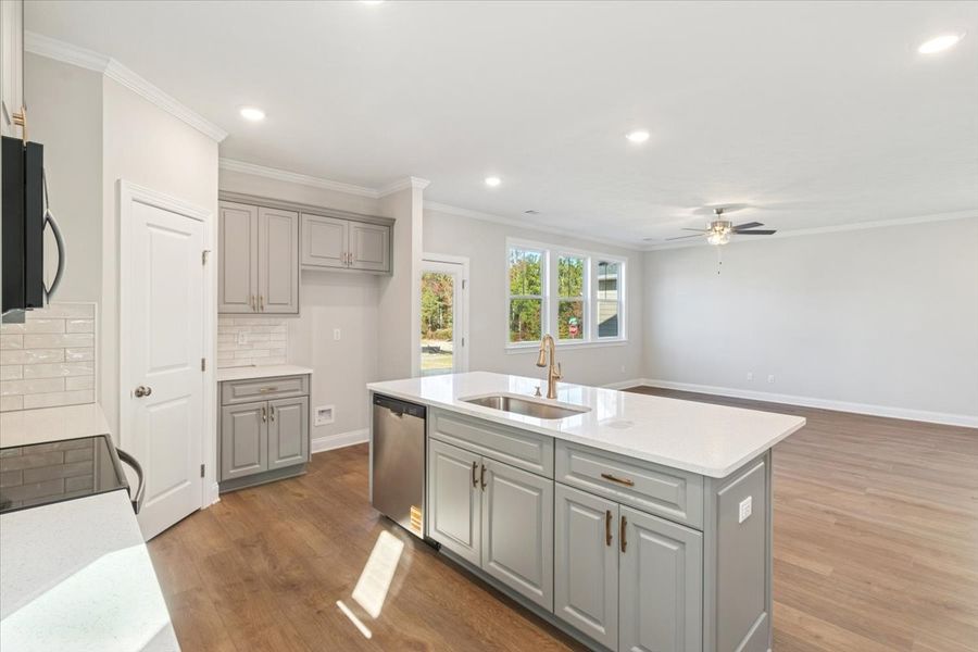 Furnished interior view inside a new home in Tillery Park, Grovetown (Image 7). Furnished interior view inside a new home in Tillery Park, Grovetown (Image 7).