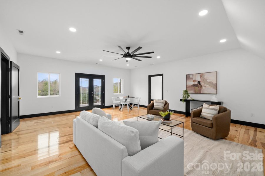 Furnished interior view inside a new home in , Mills River (Image 36).