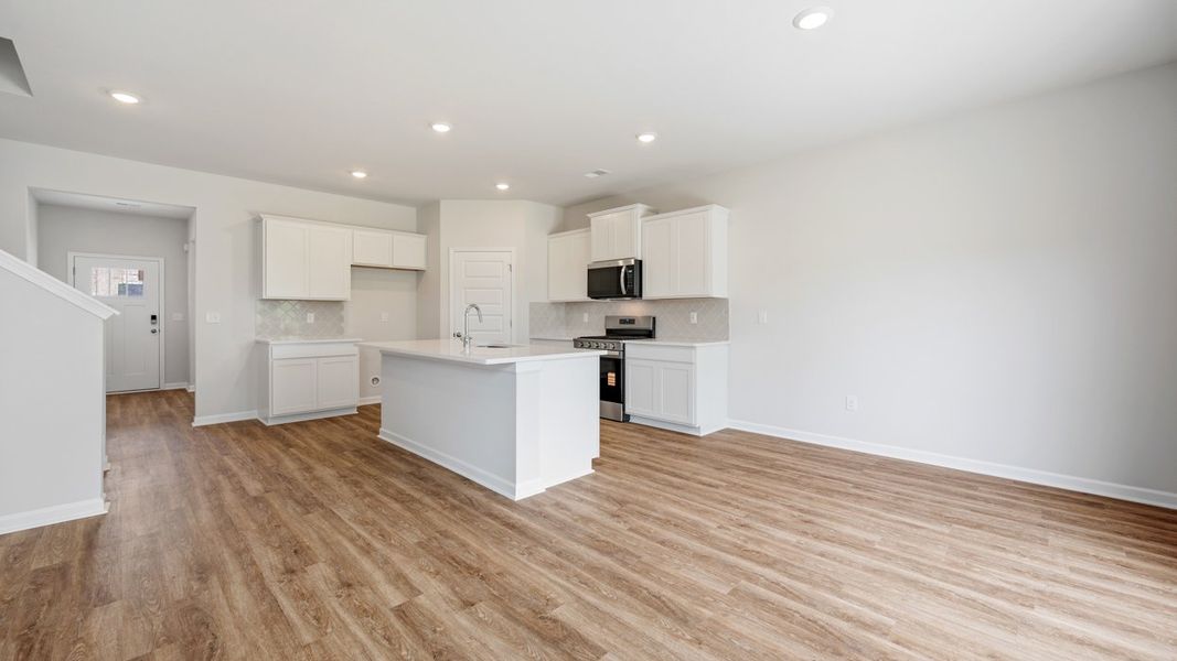 Furnished interior view inside a new home in The Preserve at Agricultural Village, Perry (Image 5).