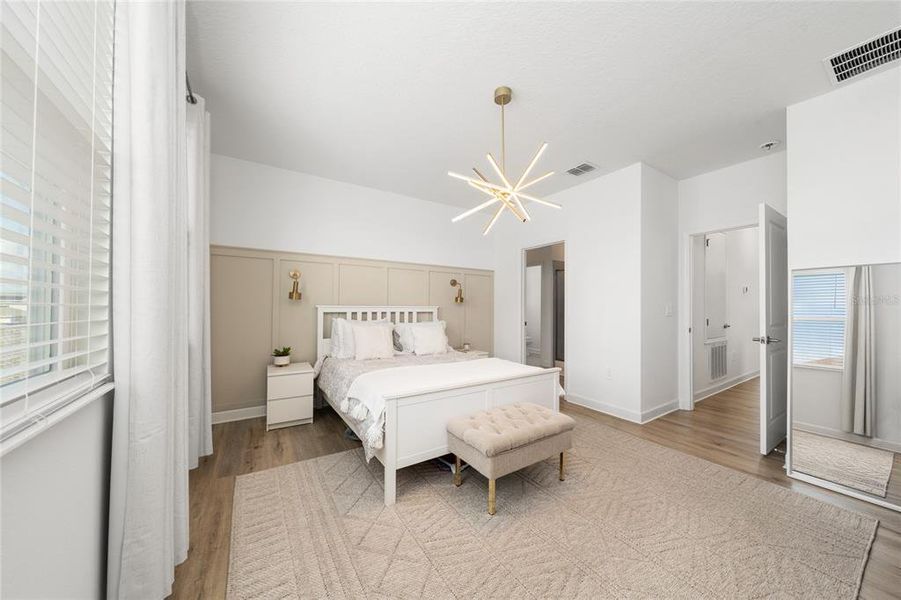 Furnished interior view inside a new home in Bridgewalk, St. Cloud (Image 11). Furnished interior view inside a new home in Bridgewalk, St. Cloud (Image 11).