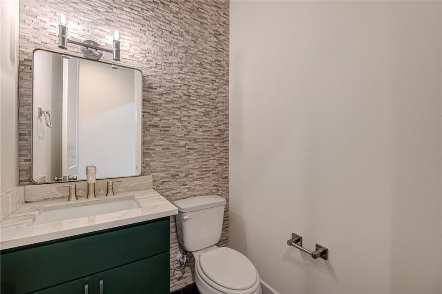 First floor half-bathroom