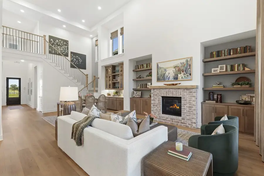 Representative Family Room - some options shown