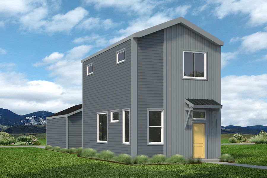 Representative exterior photo of a completed home built from the Leadville by Baessler Homes in Liberty Draw, Evans, CO (Image 2). Representative exterior photo of a completed home built from the Leadville by Baessler Homes in Liberty Draw, Evans, CO (Image 2).