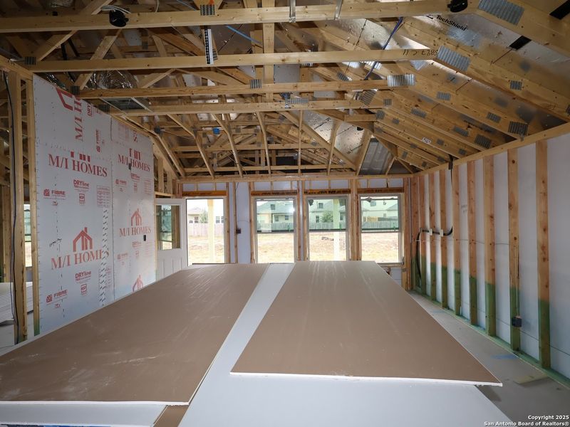 In-progress construction of a new home in Winding Brook, San Antonio, TX (Image 27).