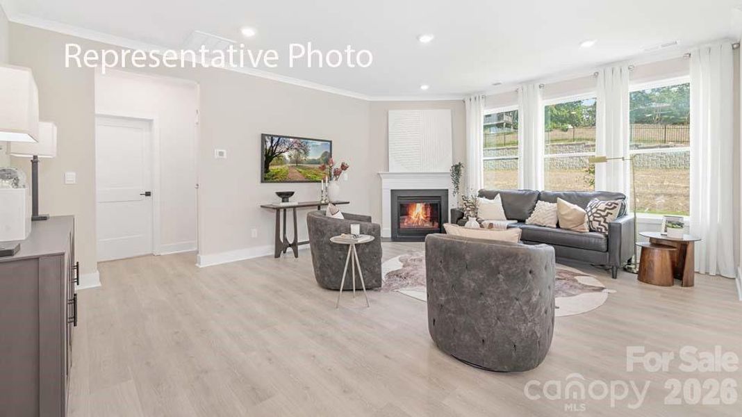 Furnished interior view inside a new home in Oak Grove Hill, Huntersville (Image 24).