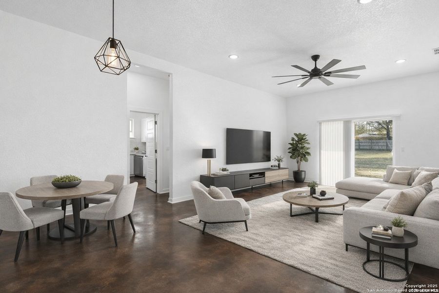 Furnished interior view inside a new home in , Elmendorf (Image 19).