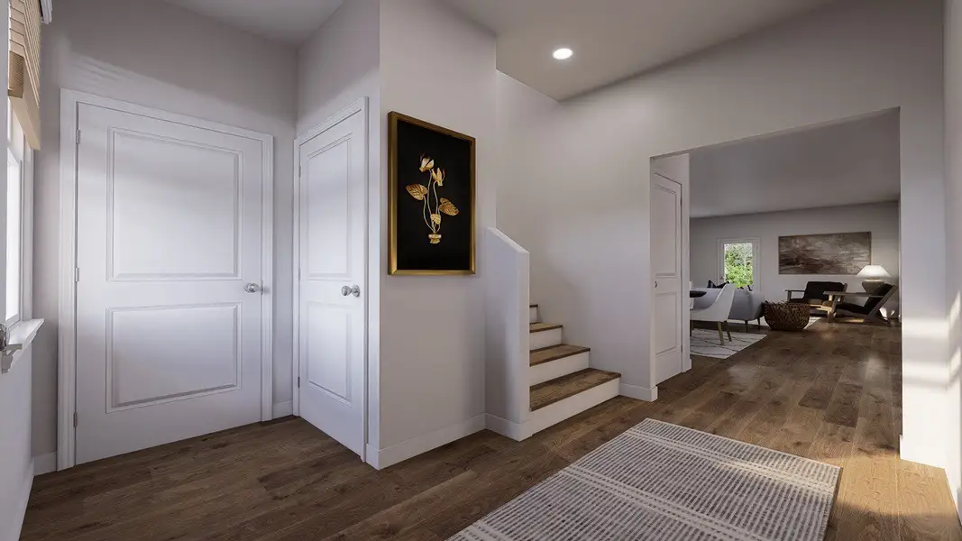 Furnished interior view inside a new home in The Cove at Mallard Crossing, Summerville (Image 4).