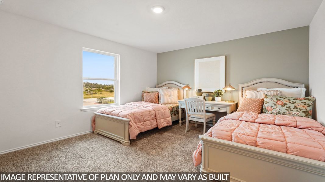 Furnished interior view inside a new home in Porters Mill, New Caney (Image 16).