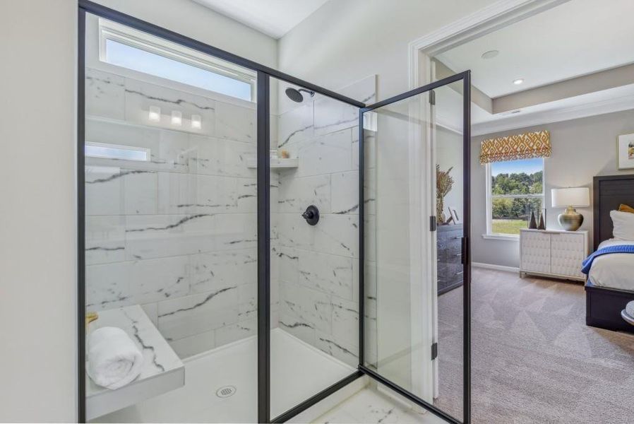 Furnished interior view inside a new home in Jones Ridge, Dallas (Image 23).