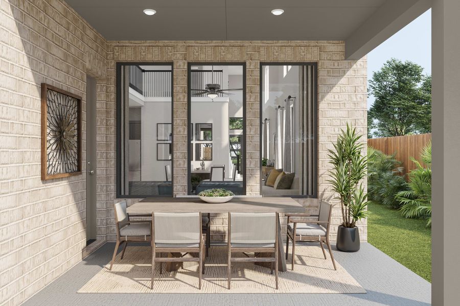 Representative exterior details of a home built from the Brant by Tri Pointe Homes in Trillium, Richmond (Image 3).