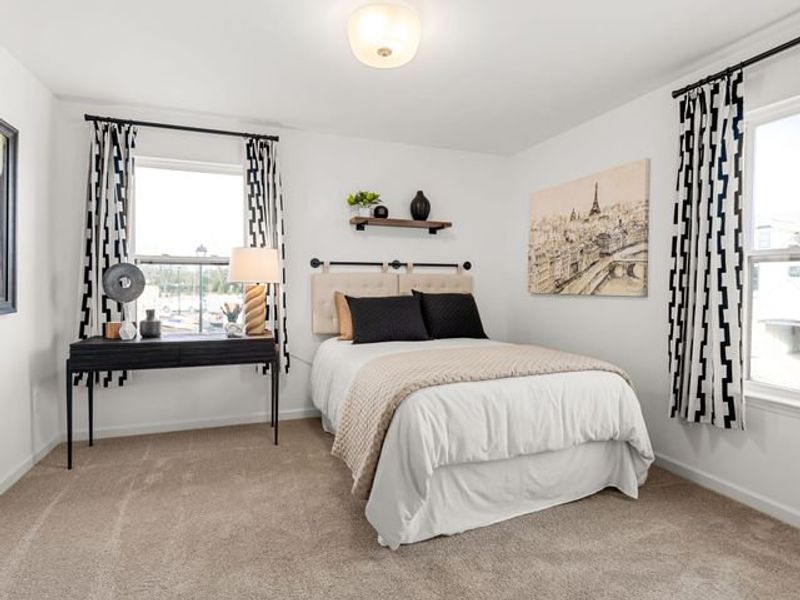 Representative furnished interior of a home built from the Karver TH by True Homes in Covington Ridge Townhomes, Thomasville (Image 14). Representative furnished interior of a home built from the Karver TH by True Homes in Covington Ridge Townhomes, Thomasville (Image 14).