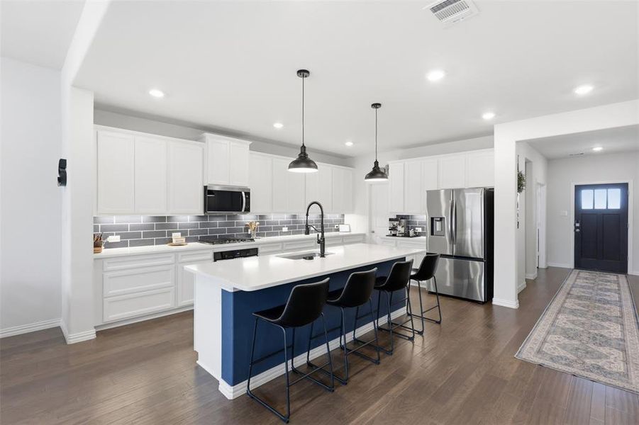 Furnished interior view inside a new home in , Denton (Image 15).