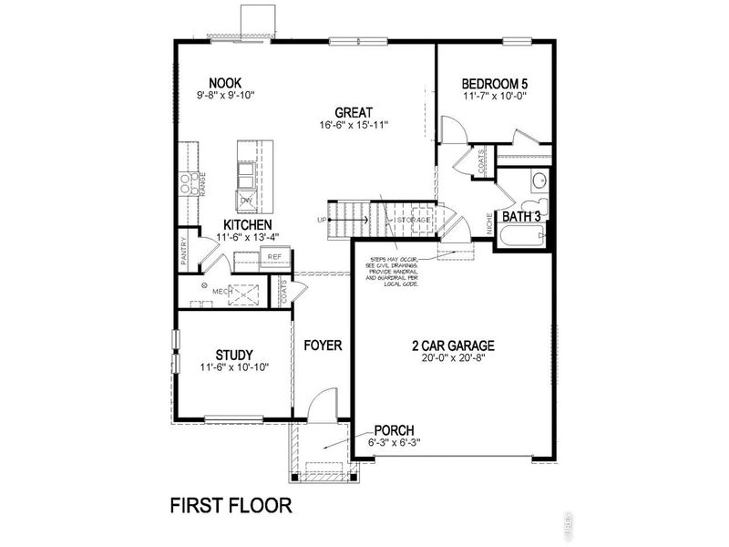 2D floor plan layout of this home in Lakeside Canyon, Mead, CO (Image 2). 2D floor plan layout of this home in Lakeside Canyon, Mead, CO (Image 2).