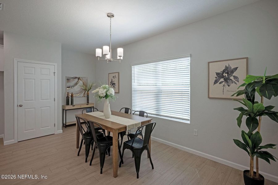 Furnished interior view inside a new home in , Jacksonville (Image 9).