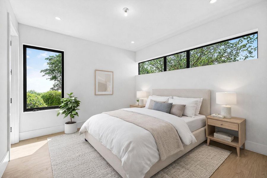 Bright and peaceful bedroom retreat