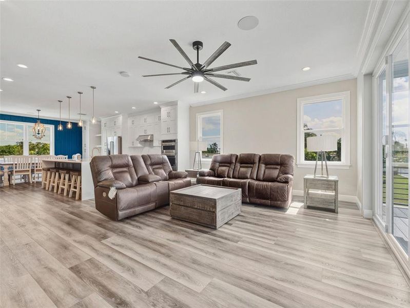 Furnished interior view inside a new home in , Tampa (Image 50). Furnished interior view inside a new home in , Tampa (Image 50).