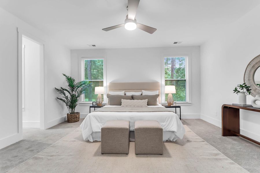 Furnished interior view inside a new home in , Summerville (Image 28).