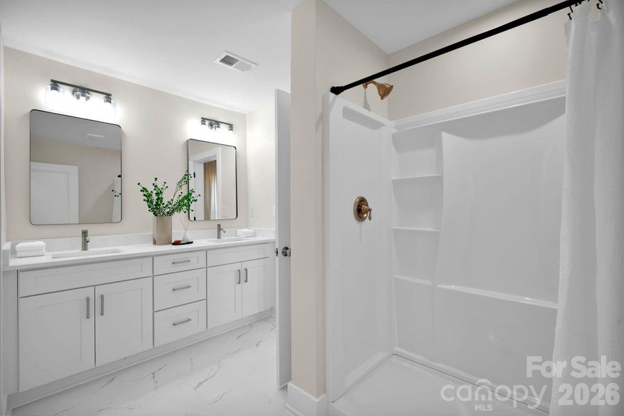 Furnished interior view inside a new home in , Statesville (Image 31).