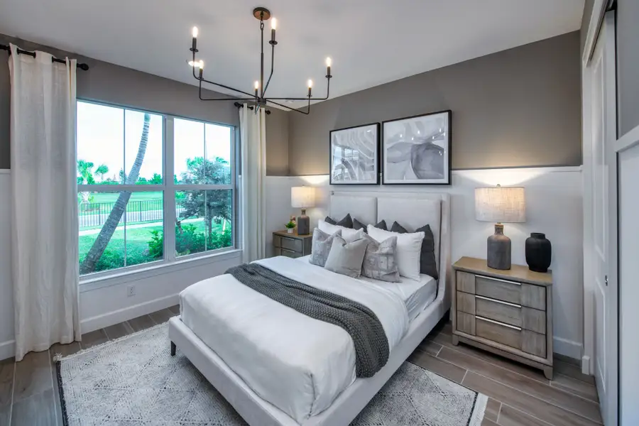 Furnished interior view inside a new home in Costa Pointe, Vero Beach (Image 11).