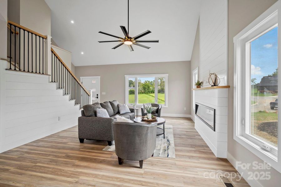 Furnished interior view inside a new home in , Asheville (Image 13).