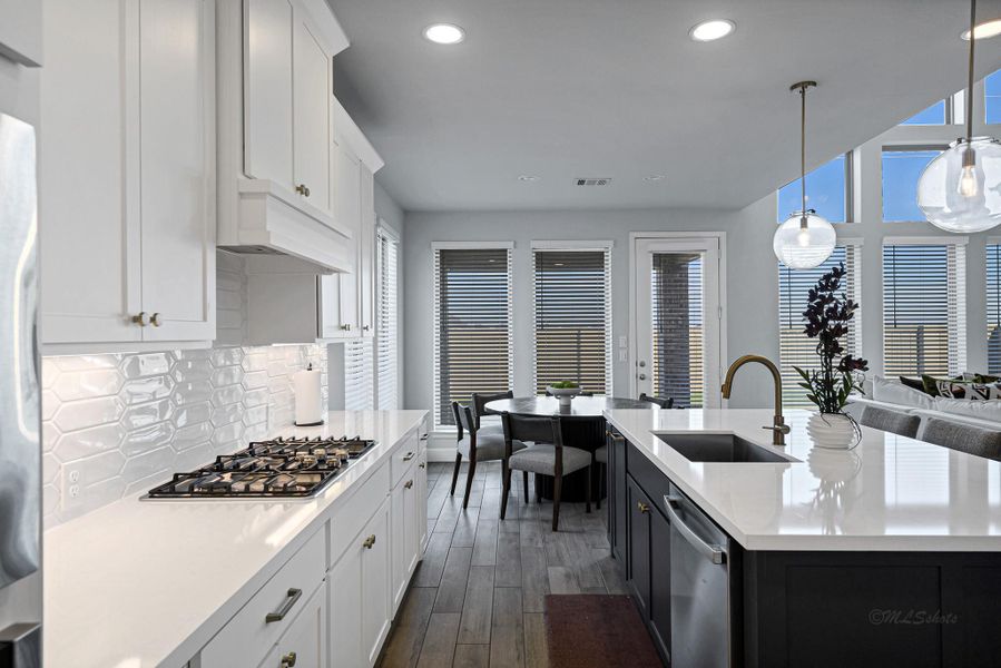 Furnished interior view inside a new home in Cross Creek West 55', Fulshear (Image 5). Furnished interior view inside a new home in Cross Creek West 55', Fulshear (Image 5).