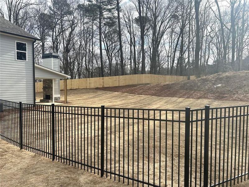 Exterior details and patio area of a home in , Dallas (Image 7). Exterior details and patio area of a home in , Dallas (Image 7).
