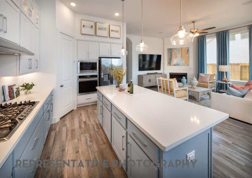 Furnished interior view inside a new home in Jordan Ranch, Fulshear (Image 3). Furnished interior view inside a new home in Jordan Ranch, Fulshear (Image 3).